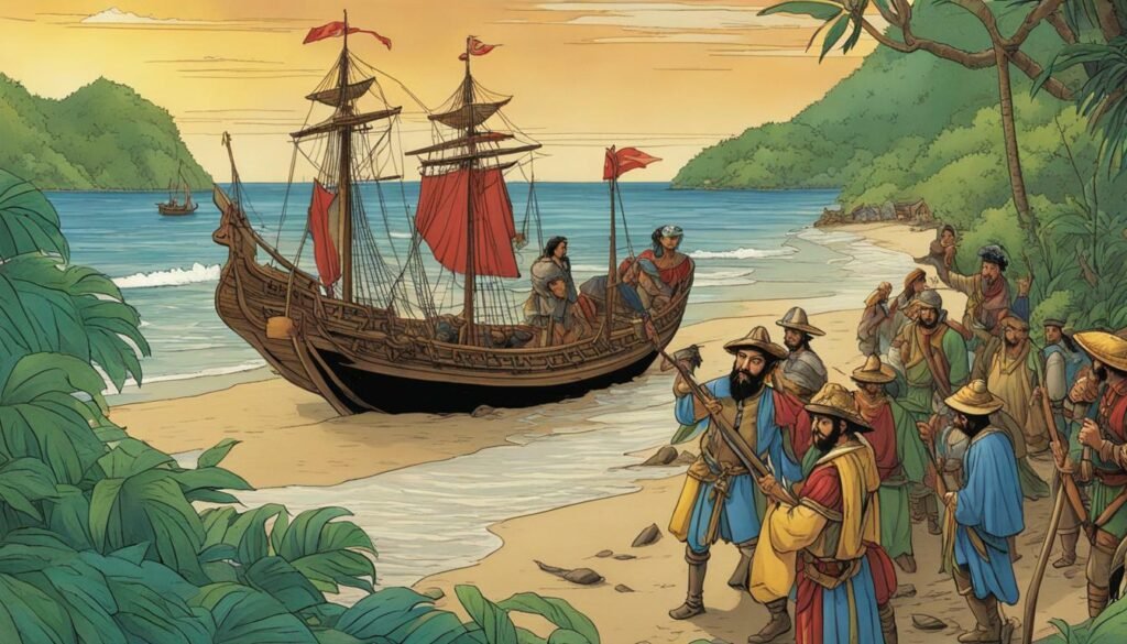 Ferdinand Magellan's Arrival in the Philippines