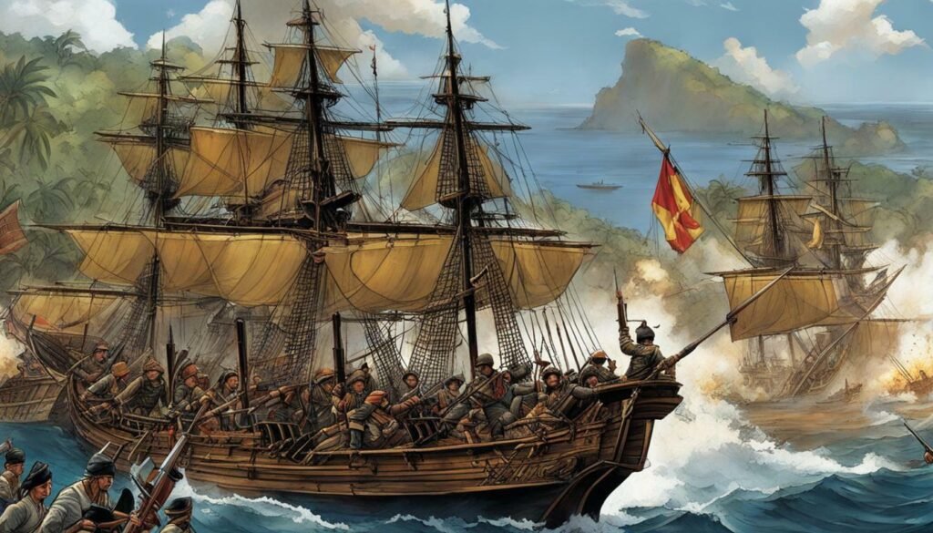 Spanish colonization impact on Pre-Colonial Naval Warfare