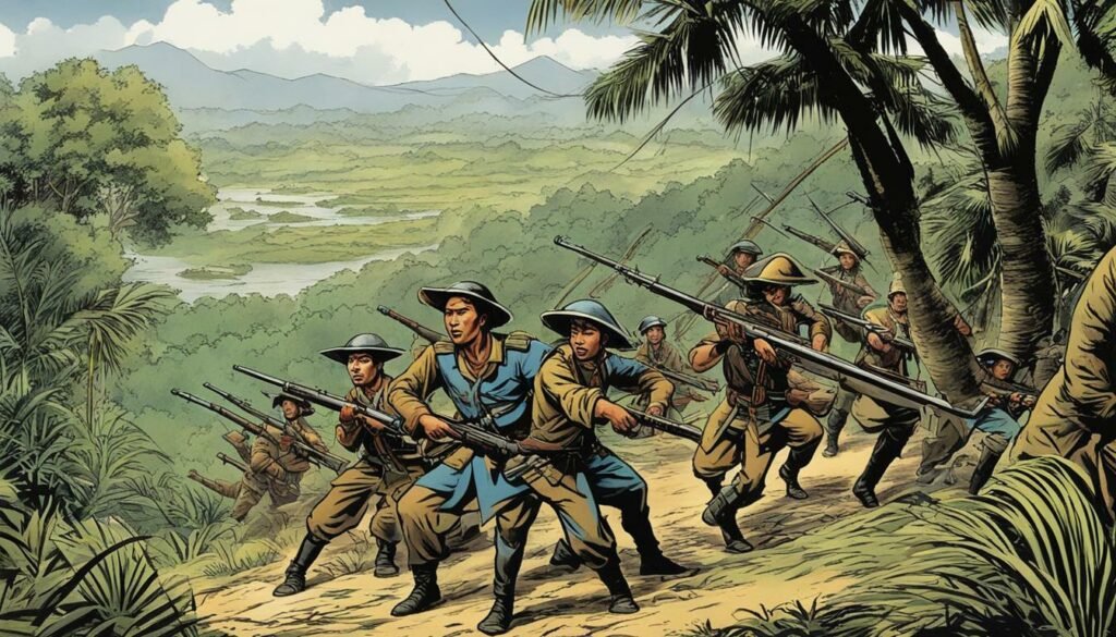 pre-colonial guerrilla warfare tactics and strategies