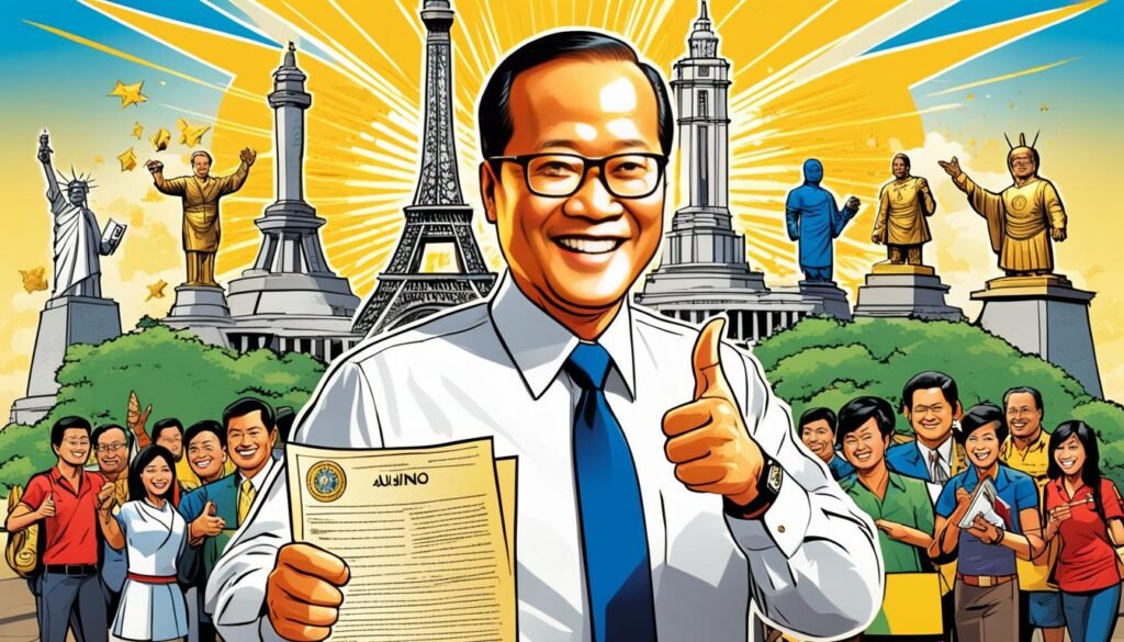 Benigno Aquino III with achievements