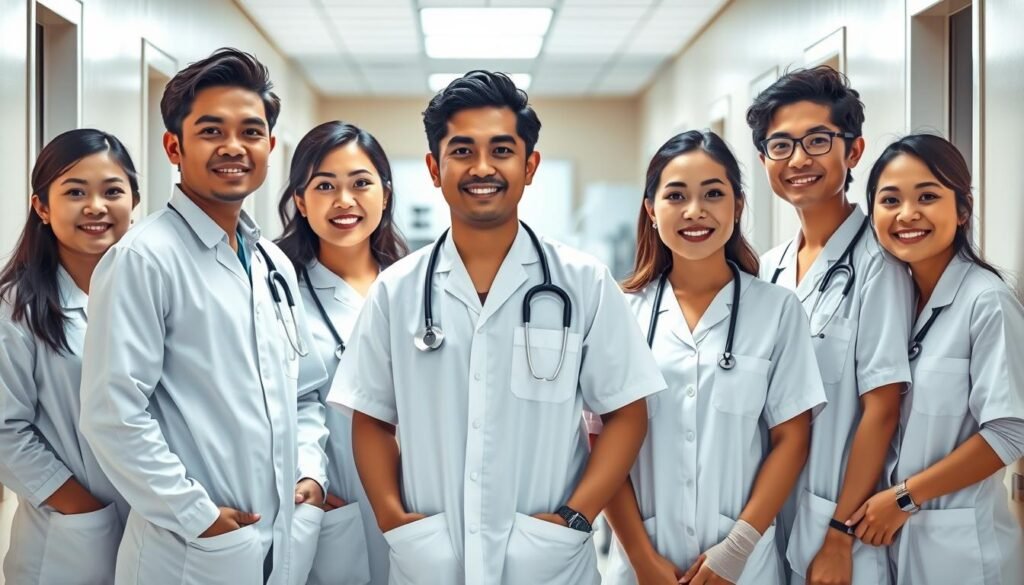 Filipino healthcare workers