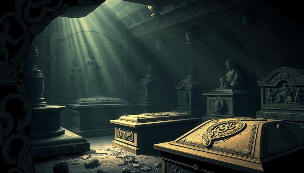 symbolism of coffin and tomb structures